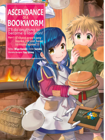 Ascendance of a Bookworm Volume 2 manga cover from Amazon. https://www.amazon.com/Ascendance-Bookworm-Manga-Miya-Kazuki-ebook/dp/B09CJF4GT6/ref=sr_1_2?crid=P08DM4W69SMZ&dib=eyJ2IjoiMSJ9.liuaLXzuY1ATwGllTXDv-1PlBEz4EHghzeKgna0YBXniE-R6kUTMWV_f47yt6-l9yTu-ZDEaf9bFNucpWPCKTaIcqT___pxqqsEdr3e3IR2vIUqMtLY0bSZjQWExUSAl7VQPnAwWU9GAG232bW9ZdxJshFBEmp2s9oWTJtLb2lWgE4QGpnBXgCNP5IwlYZ9uH2LJ_McCatE8cjlelsuzCS4Qfpnzw02HSQPXSozFyKo.XMmruazliKItQQwu32znTCRjd7yLGJDS_5IwHMrOlMs&dib_tag=se&keywords=ascendance+of+a+bookworm+manga+volume+2&qid=1787268623&sprefix=ascendance+of+a+bookworm+manga+volume+%2Caps%2C678&sr=8-2