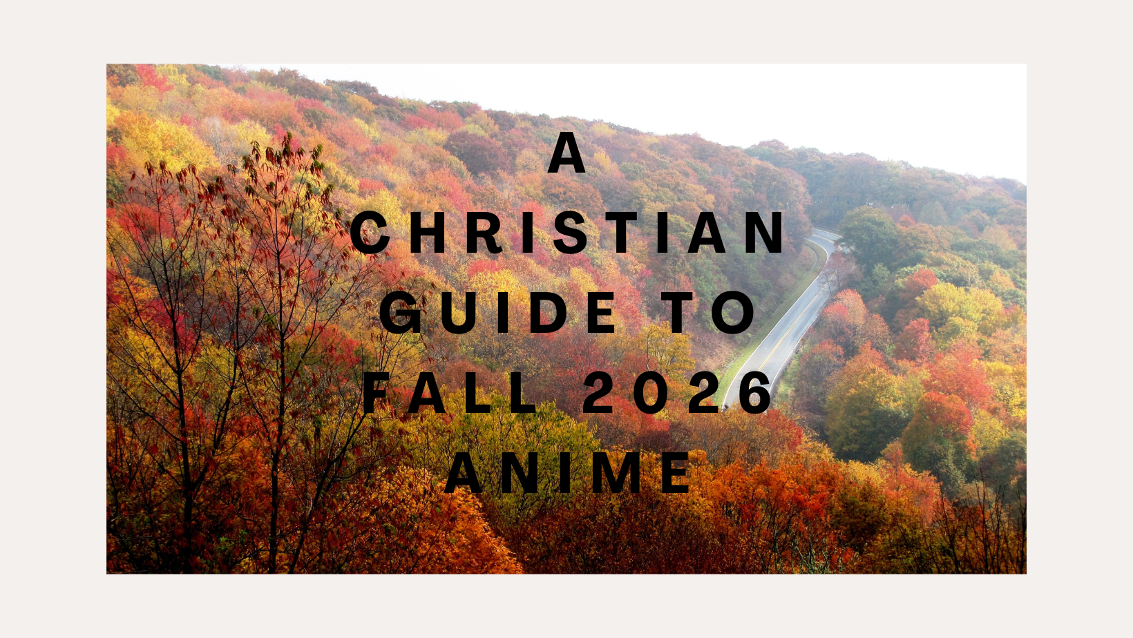 Fall 2026 Anime (made on Canva)